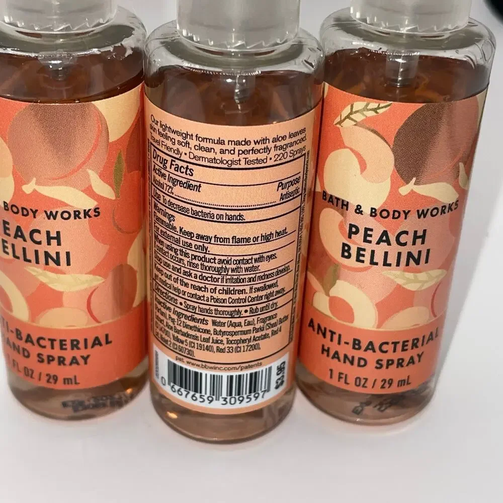 Bath & Body Works Winter Candy Apple Hand Sanitizer Spray 1oz Lot 3 BBW Travel